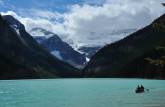 Pode existir cenário mais belo para remar? (Lake Louise, em Alberta, no Canadá)